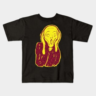 The Scream, Skrik (Shriek).  Der Schrei der Natur (The Scream of Nature) TORSO and above Kids T-Shirt